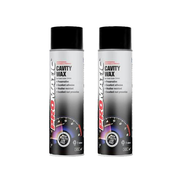 Promatic 2X Promaticcavity Wax (Clear) Spray Paint 500ml