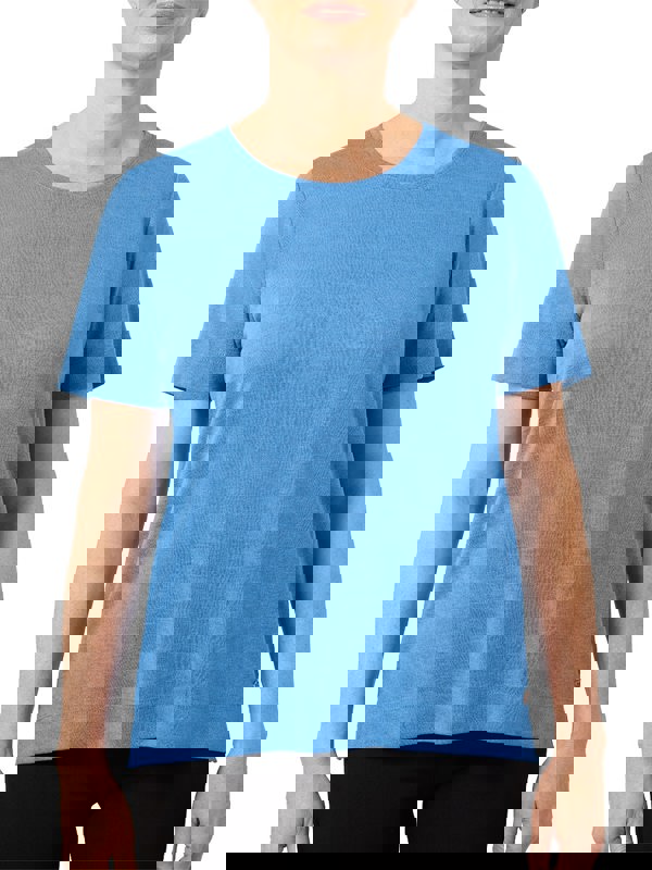 PennyPlain Loose Basic T-shirt - Light Ultramarine