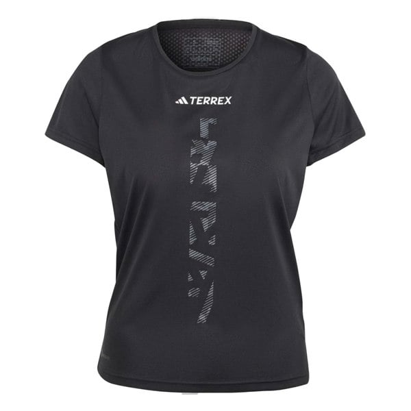 Adidas Womens/Ladies Terrex Agravic Trail Running T-Shirt - Black
