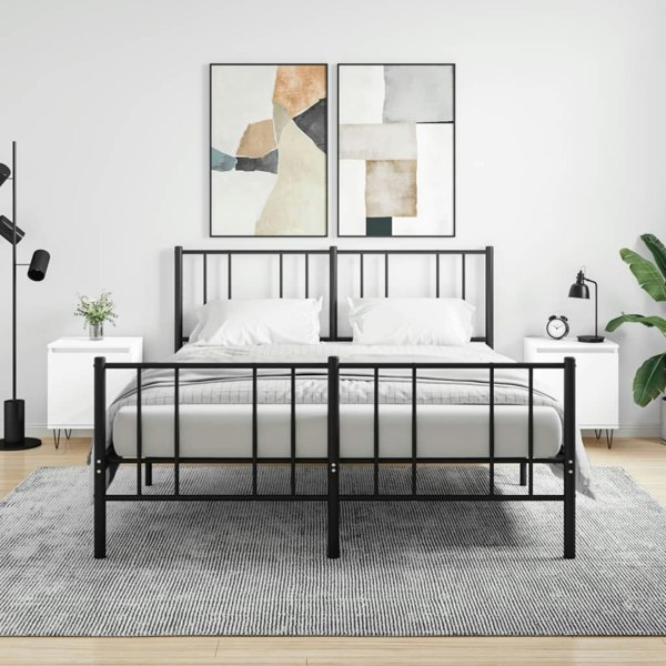 Berkfield Bedside Cabinets 2 pcs White 40x30x50 cm Engineered Wood