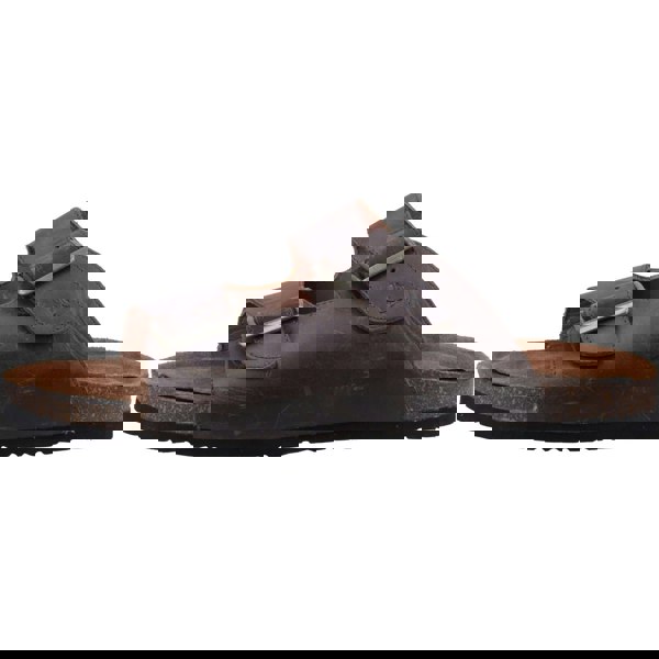 Hush Puppies Nash Slider Leather Men's Brown Sandals