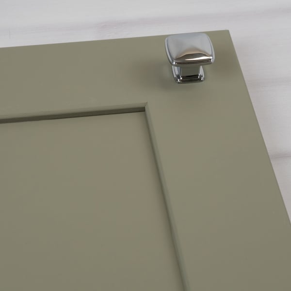 Handle & Home 31mm Polished Chrome Square Knob