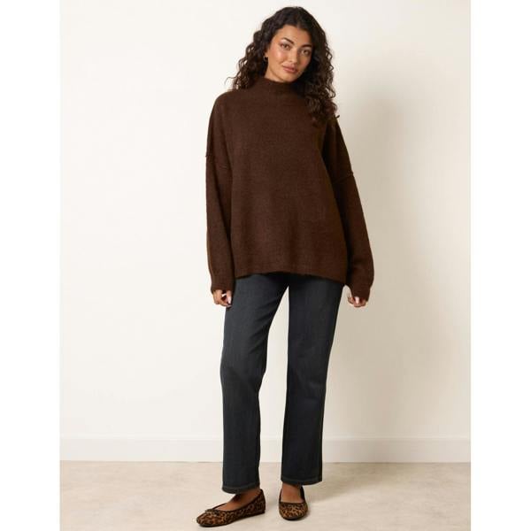Blue Vanilla High Neck Soft Jumper