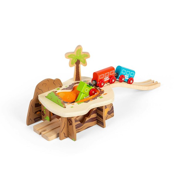 Bigjigs Rail Wooden Lava Pit Train Set Accessory