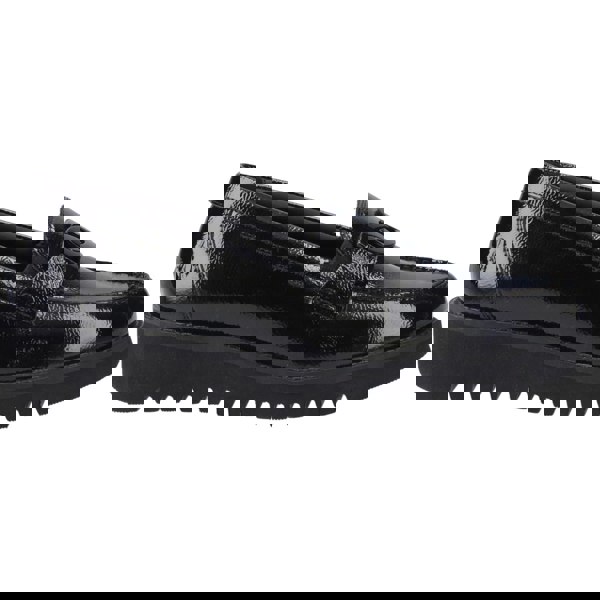 Hush Puppies Francis Loafer Patent Leather Girls's Black Loafers