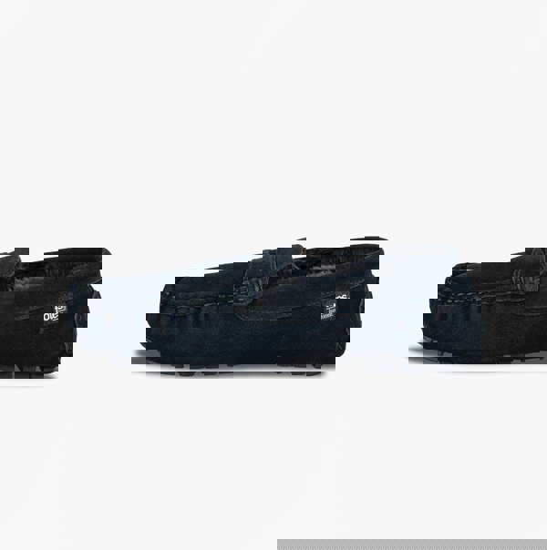 Totes Isotoner SUEDE CLASSIC Moccasin Slippers Mens Navy