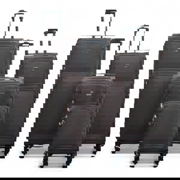 Eagle Lightweight Softshell Expandable Suitcase Travel Bag Set