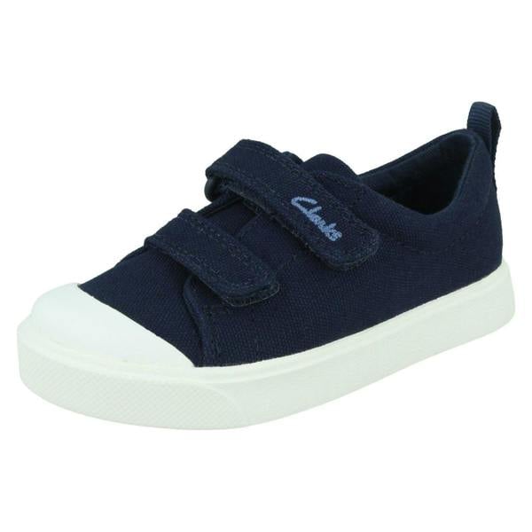 Clarks Boys Clarks Variety Detailed Canvas Shoes City Bright