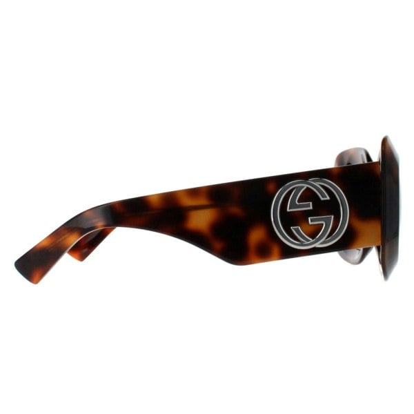 Gucci Sunglasses GG1695S 002 Havana with Silver Brown