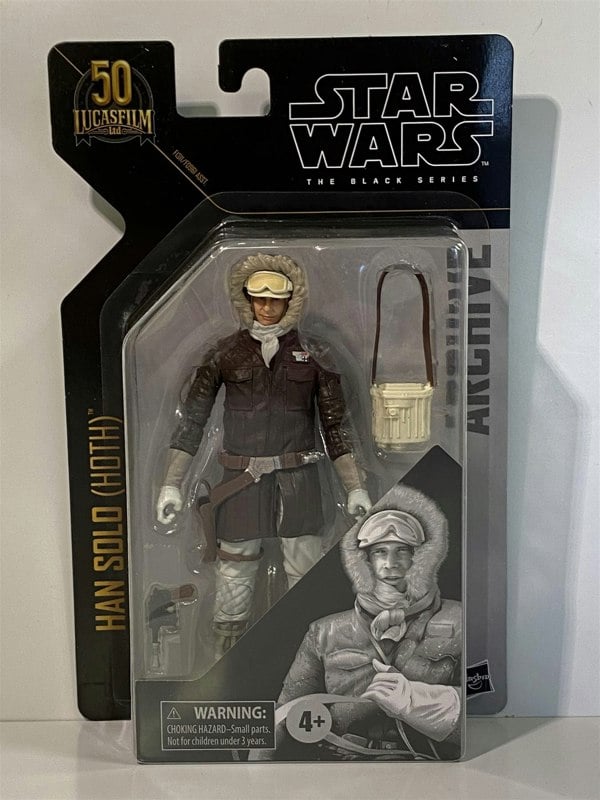 han solo hoth star wars the black series 50th lucas films hasbro f1311