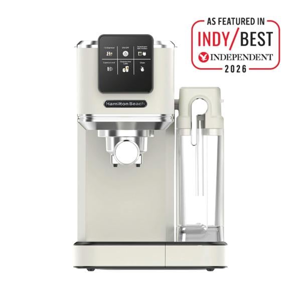 Hamilton Beach BaristaPro+ Touch 8-in-1 Espresso Machine Cream