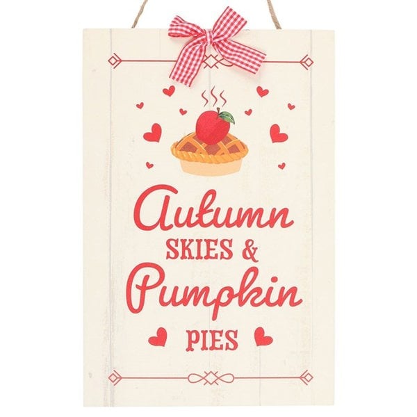 Serano Autumn Skies & Pumpkin Pies Hanging Sign