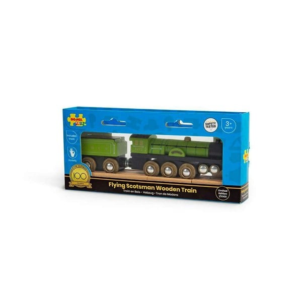 Bigjigs Rail Bigjigs Toys Flying Scotsman 100th Anniversary Wooden Train Engine