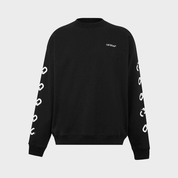 Off-White Chain Arrow Sweatshirt Black