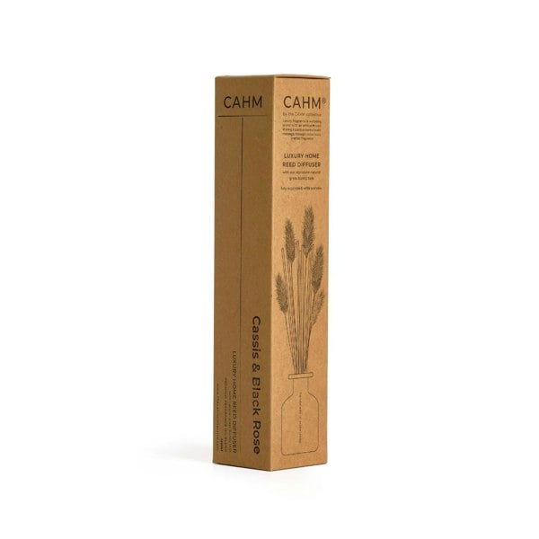 CAHM Cassis & Black Rose Reed Diffuser - Clear