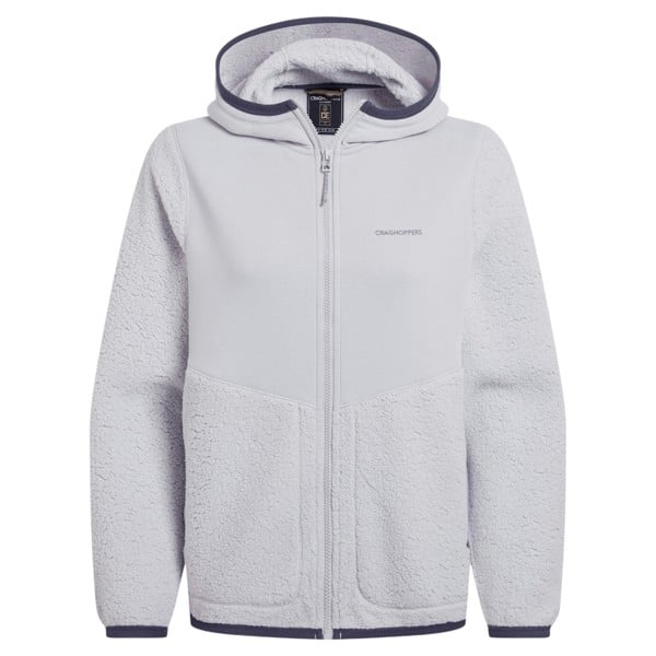 Craghoppers Womens Telesto Hooded Fleece Jacket - Lunar Grey