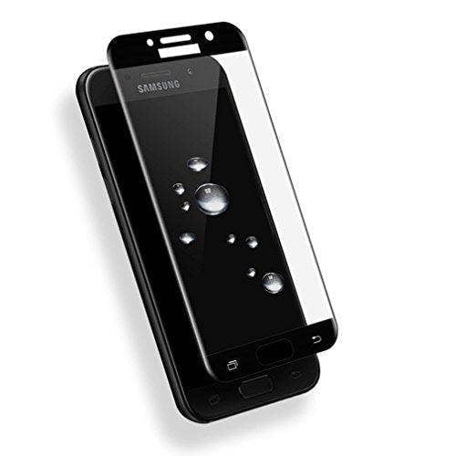 Samsung Galaxy A7 2017 Protector, Tempered Glass Protective Films Invisible Transparent Clear Protection Display Shield - (Pack of 2)
