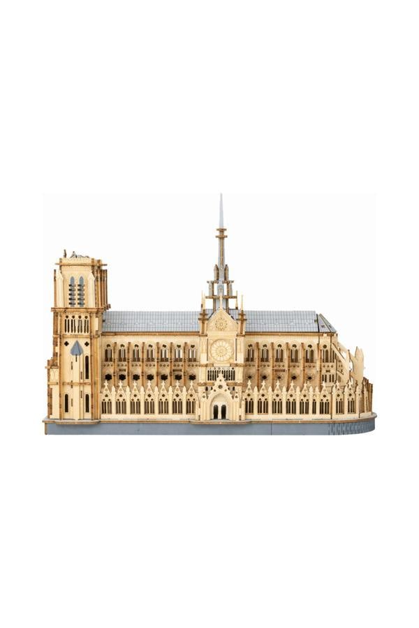 Dyzi 330 Piece Paris Cathedral 3D Wooden Puzzle Model