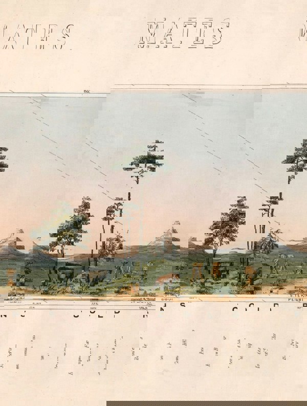 c.1852 View of Nature in all Climates - From the Equator to the Arctic Circle - The Weird & Wonderful