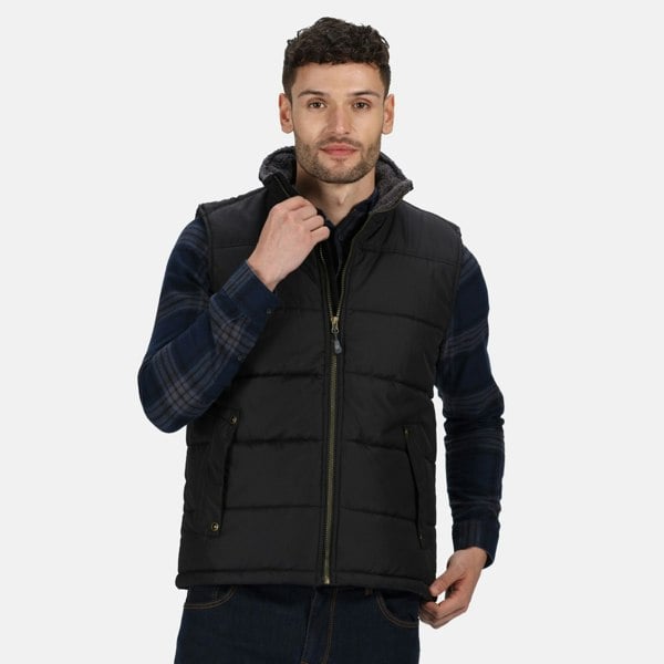 Regatta Mens Standout Altoona Insulated Bodywarmer Jacket - Black