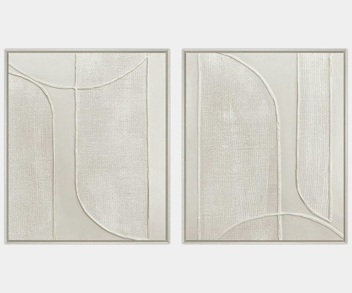 Luxury modern abstract art from the Quintessa Costy Collection, ideal for upscale home decor.