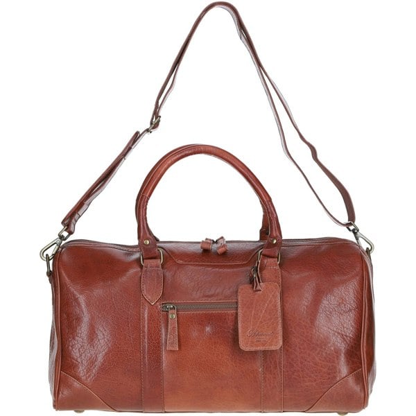 Vintage Leather Duffel Bag: TL-001