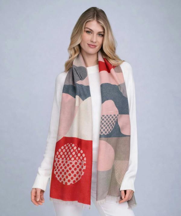 Pia Rossini Bonnie - Oversized Statement Print Scarf