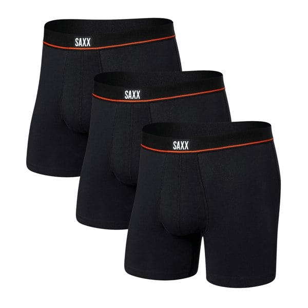 SAXX Men's Non-Stop Stretch Cotton 5" Boxer Briefs TRIPLE PACK {SAXX-PP3J}
