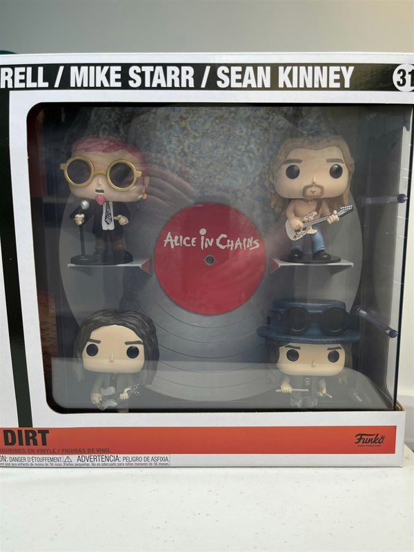 Funko Alice In Chains Dirt 4 Vinyl Figure Set Funko Pop Albums 31 61440