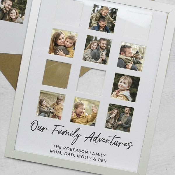 Personalised Memento Company Personalised White Multi Photo Frame
