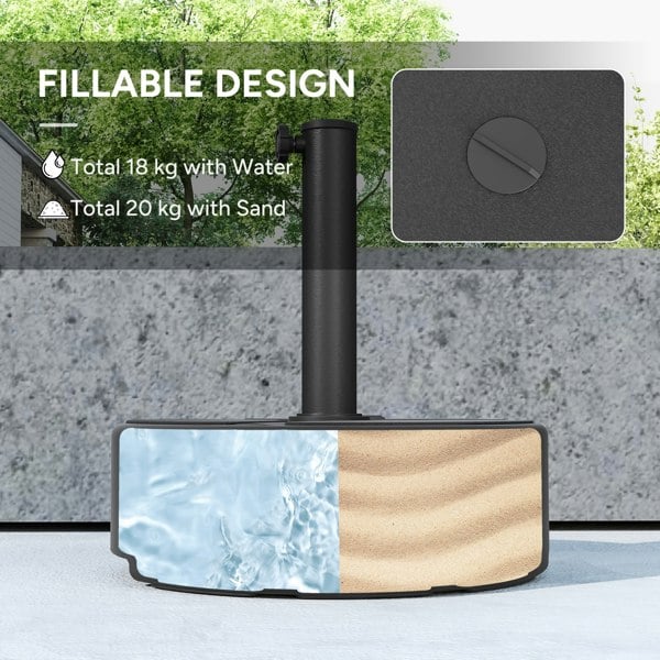 Center Pole Umbrella Base