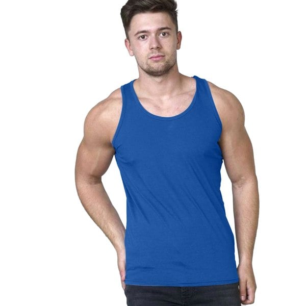 Duke Mens D555 Fabio Tank Top - Khaki