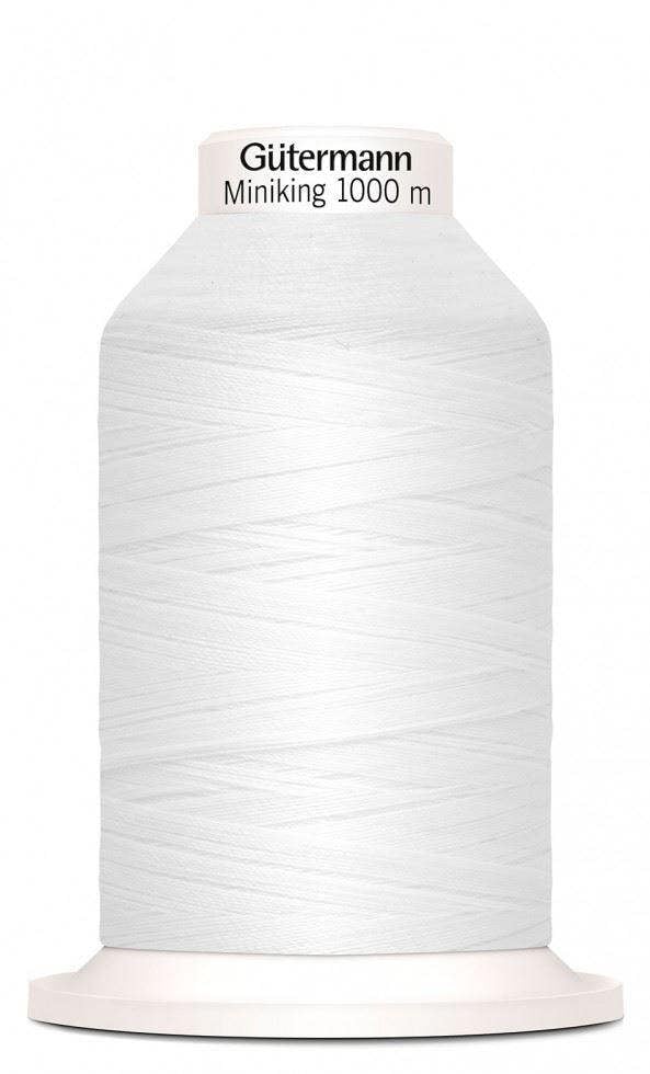 Gutermann Miniking Overlocker Thread 1000m Polyester Thread Suitable For Dressmaking