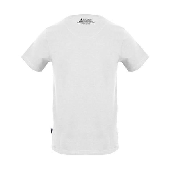 Aquascutum Mens London Graphic Print T-Shirt - White - 