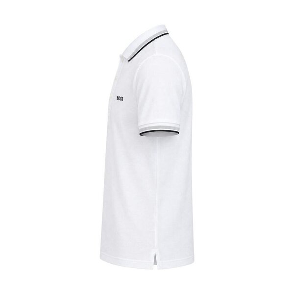 BOSS Paddy Piqué Polo Shirt White