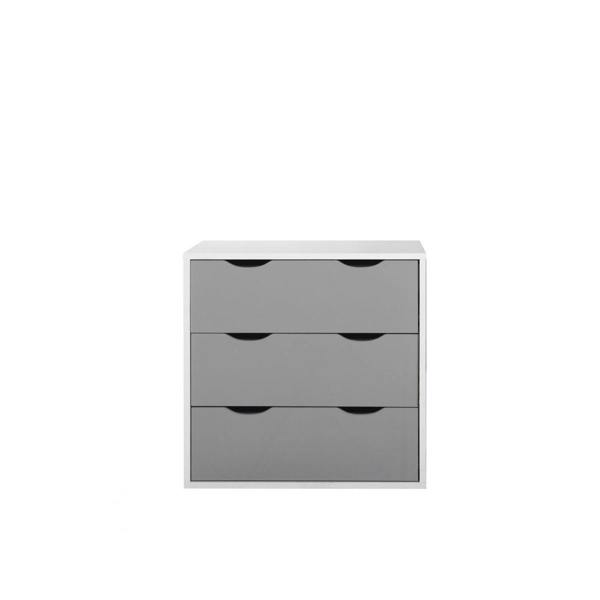 Timber Art Design Alton 3 Drawer Bedroom Cabinet Bedside Chest Of Drawers