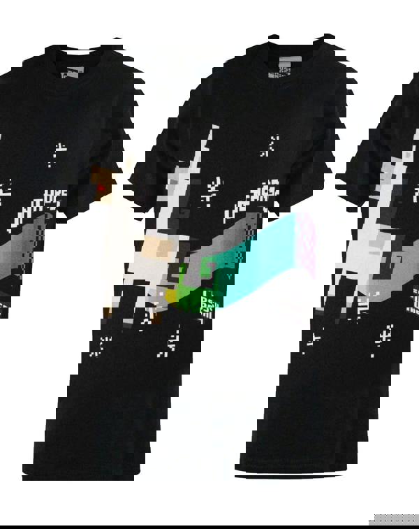 Crossy Road Boys Black Unihorse Short Sleeved T-Shirt