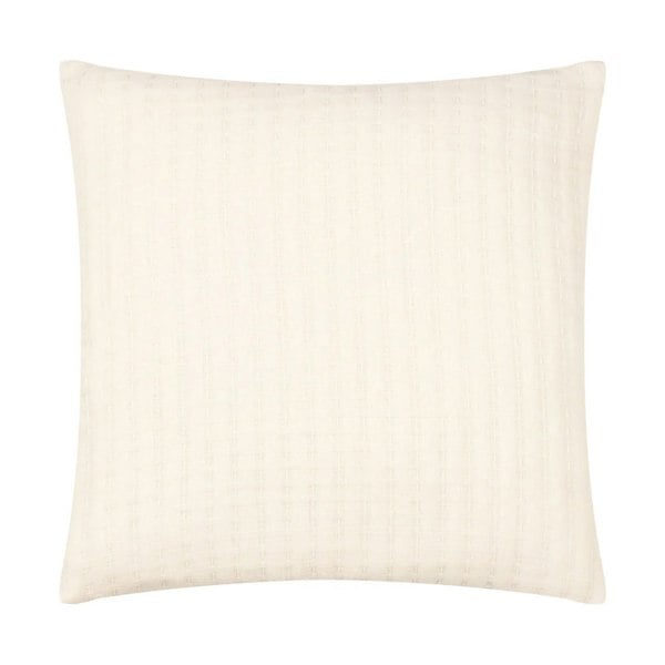 Yard Hush Cotton Linear Cushion Cover - Ecru