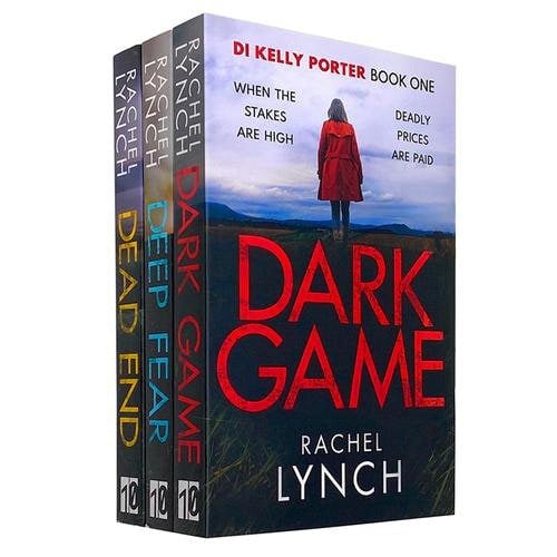 Rachel Lynch Series Di Kelly Porter 3 Book Set Dark Games Deep Fear Dead End