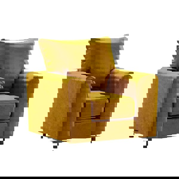 Furnishings For Less Brooklyn Full Foam Plush Velvet Armchair