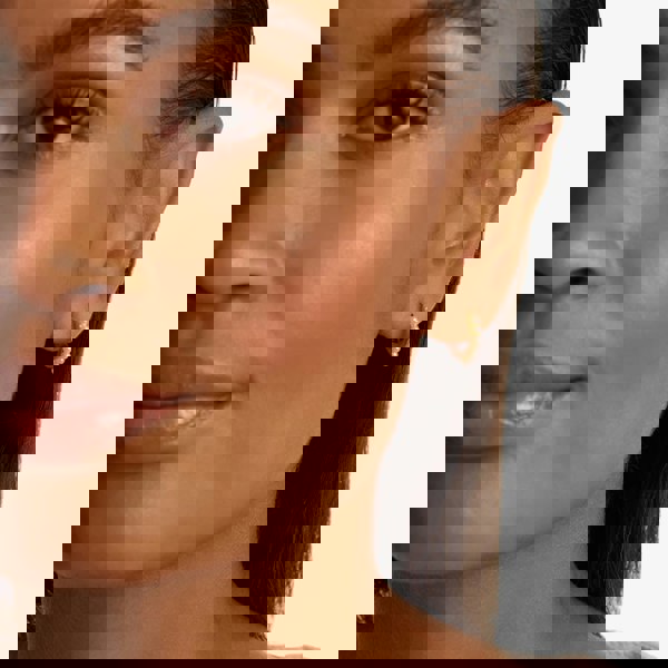 Ted Baker Persia Gold Tone Pearl Huggie Hoop Earrings TBJ3983-02-28