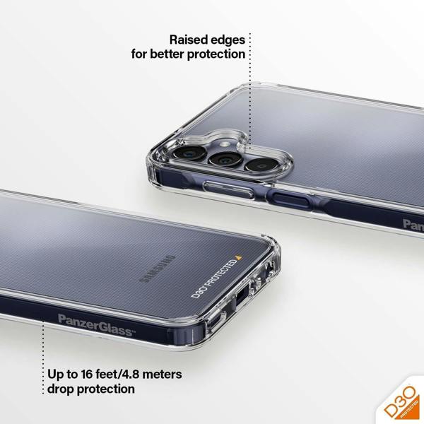 PanzerGlass Panzer Glass Military Grade Hard Case for Samsung Galaxy A25 5G 6.5" Clear - 0466