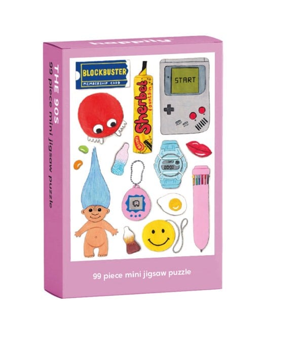 Happily Puzzles In the 90's - 99 Piece Mini Jigsaw Puzzle