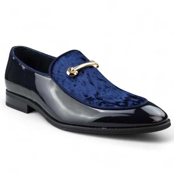 Dolcetto Men’s Smart Loafers Leather Lined Velvet Slip-On Shoes