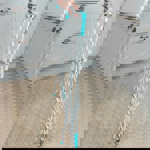 JVL Freestanding 2 Tier Clothes Drying Airer, White