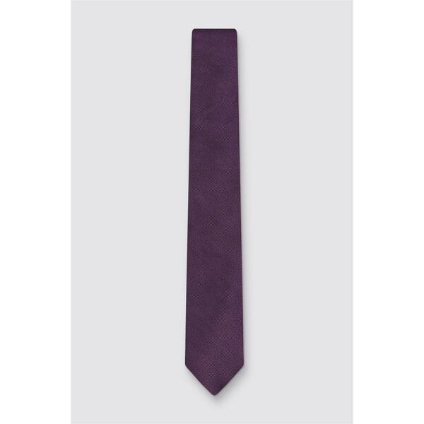 Ted Baker Plum Silk Twill Tie