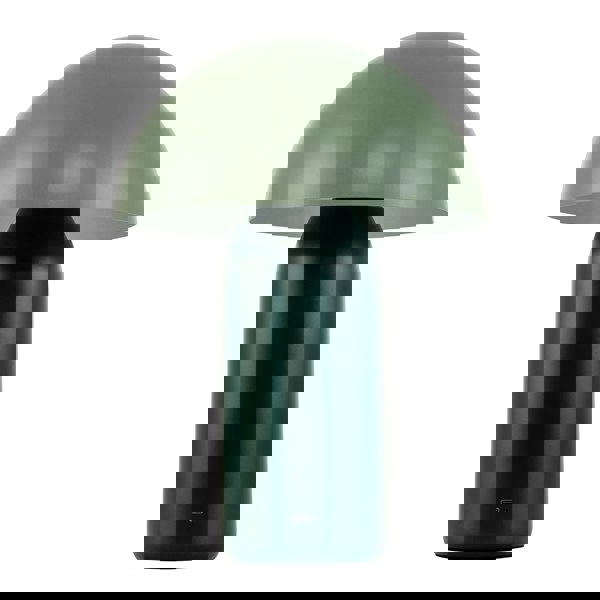 Modern Rechargeable Mushroom Lamp in Two Tone Green with Touch Button Image 1