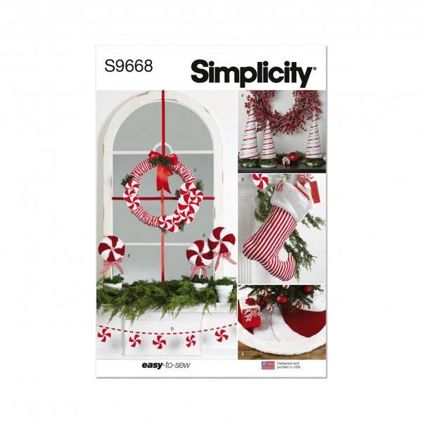 Simplicity Sewing Pattern 9668, Accessories OS (One Size) - Easy