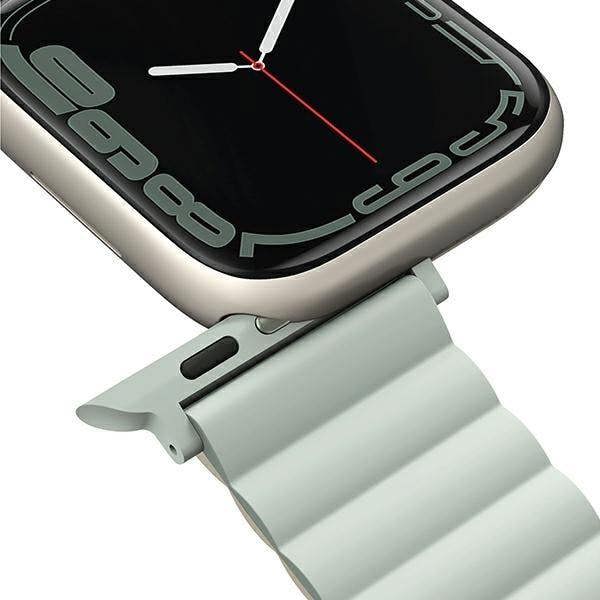 Uniq Revix Strap for Apple Watch 7/8/9/10/SE/SE2/Ultra 42/44/45/49mm Sage and Beige - UNIQ-45MM-REVSAGBEG