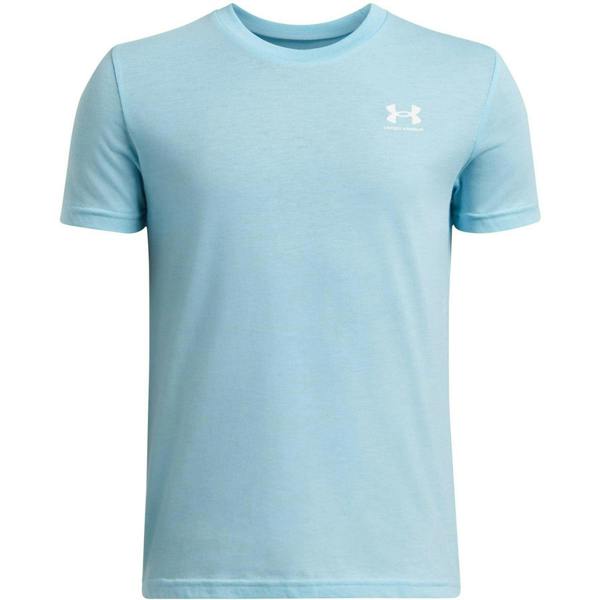 Under Armour Boys Logo Short-Sleeved T-Shirt - Stream - 